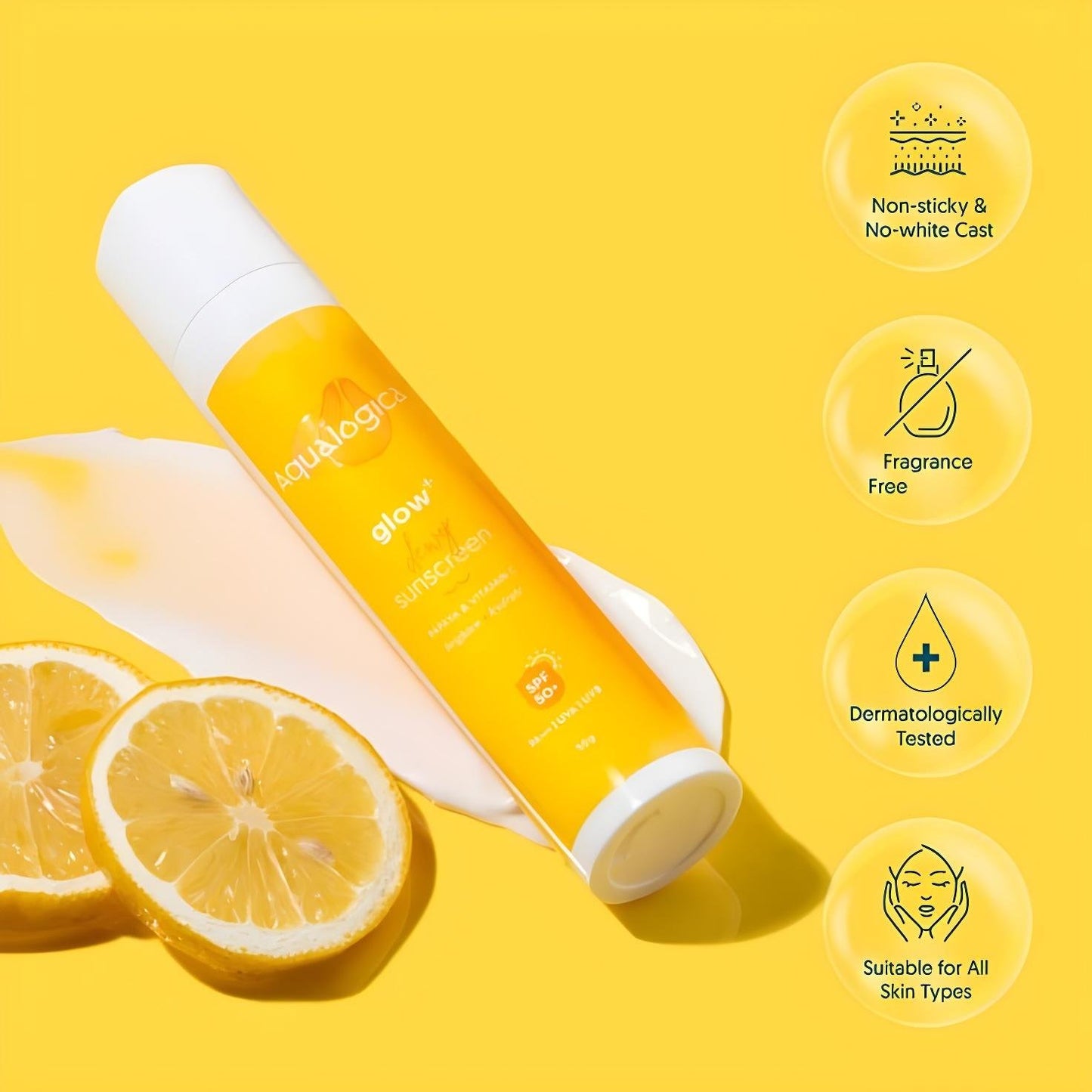 Aqualogica Papaya & Vitamin C Brighten + Hydrate Sunscreen