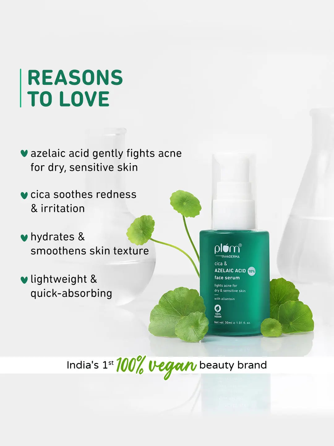 Plum Cica & Azelaic Acid 10% Face Serum