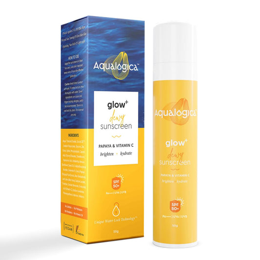 Aqualogica Papaya & Vitamin C  Brighten + Hydrate Sunscreen