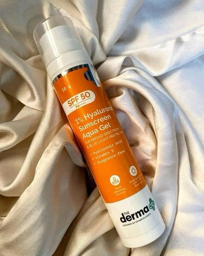 The Derma Co 1% Hyaluronic Sunscreen Aqua Gel – 50g