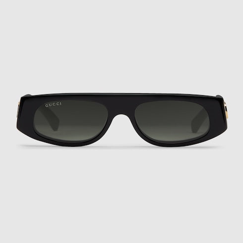 Gucci Geometric Shaped Frame Sunglass