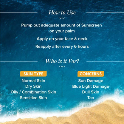 Aqualogica Papaya & Vitamin C  Brighten + Hydrate Sunscreen