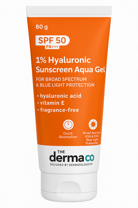The Derma Co 1% Hyaluronic Sunscreen Aqua Gel