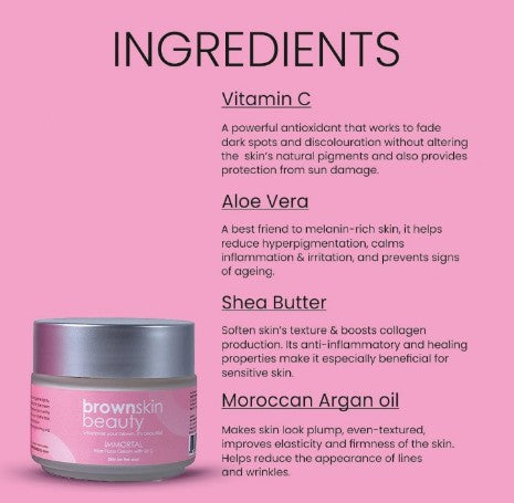 IMMORTAL Aloe Face Cream