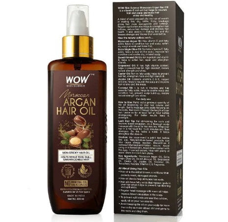 WOW Skin Science Moroccan Argan Hair Oil