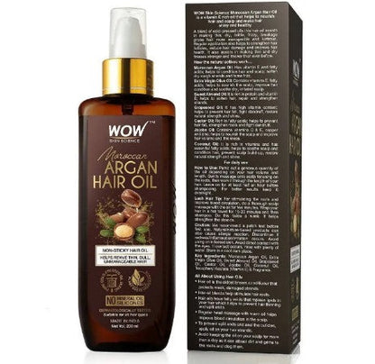 WOW Skin Science Moroccan Argan Hair Oil