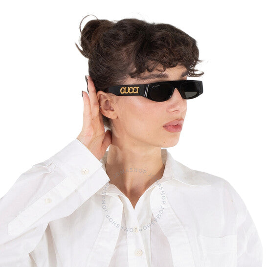 Gucci Geometric Shaped Frame Sunglass