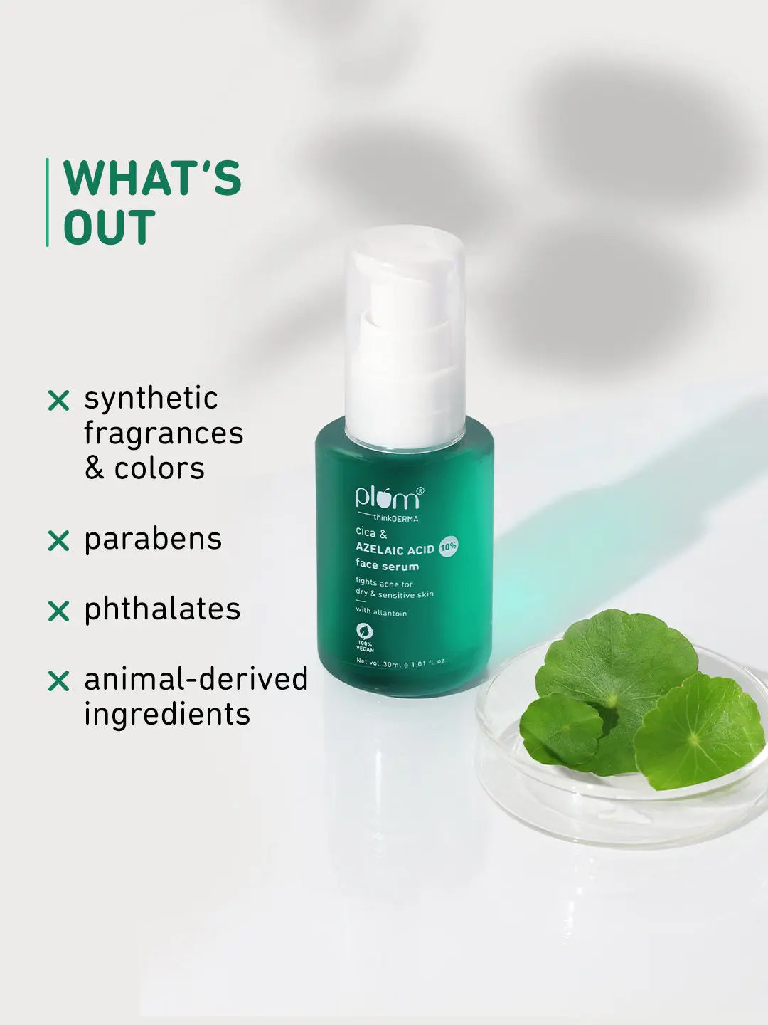 Plum Cica & Azelaic Acid 10% Face Serum