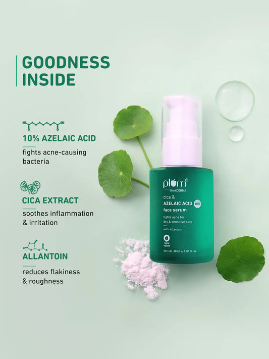 Plum Cica & Azelaic Acid 10% Face Serum